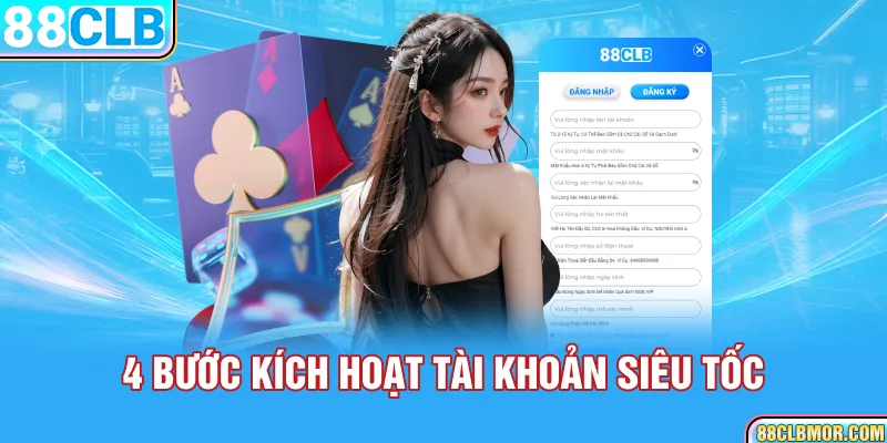 4 bước kích hoạt tài khoản siêu tốc