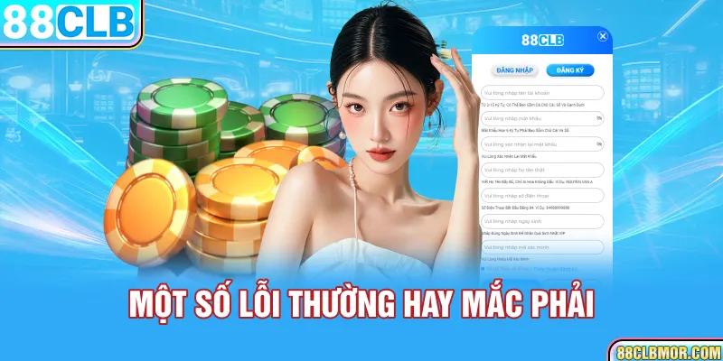 Một số lỗi thường hay mắc phải