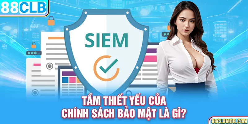 Tầm thiết yếu của chính sách bảo mật là gì?